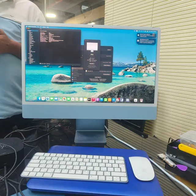 Apple iMac 24-inch M1 (2021, blue) repair