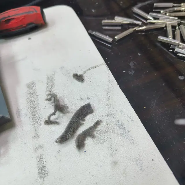 Dust and lint removed from laptop cooling system