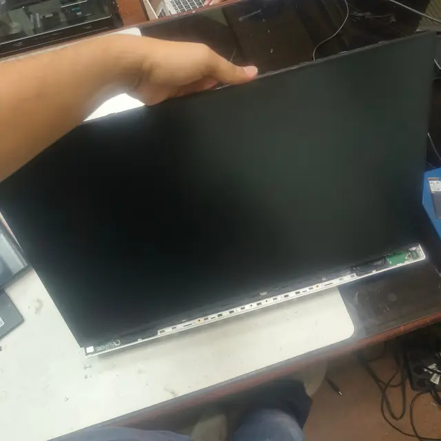 HP all-in-one PC LCD screen panel removal repair