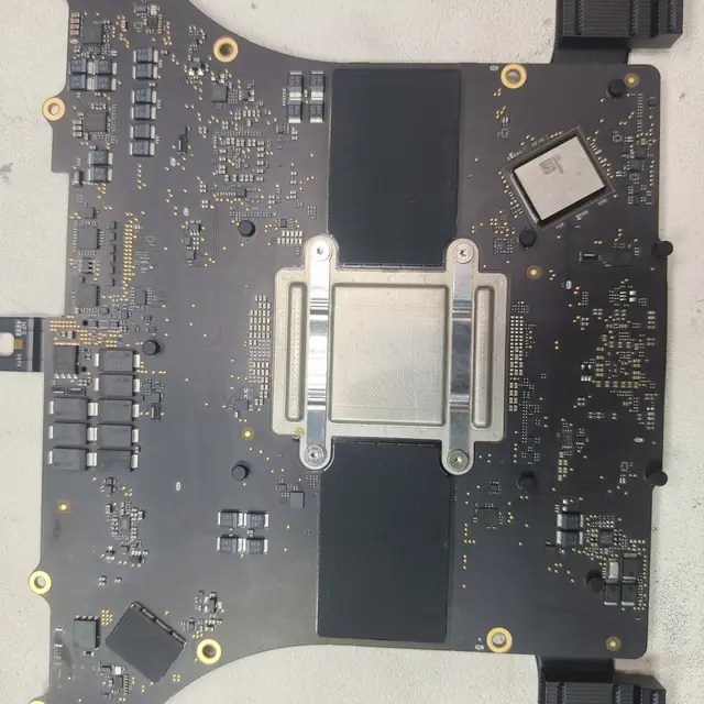 MacBook Pro M1 chip logic board top view