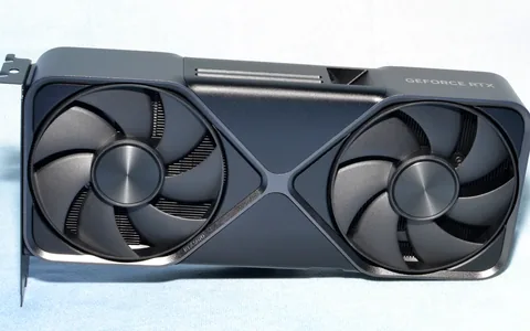 NVIDIA GeForce RTX 5070 Ti dual-fan graphics card, front view